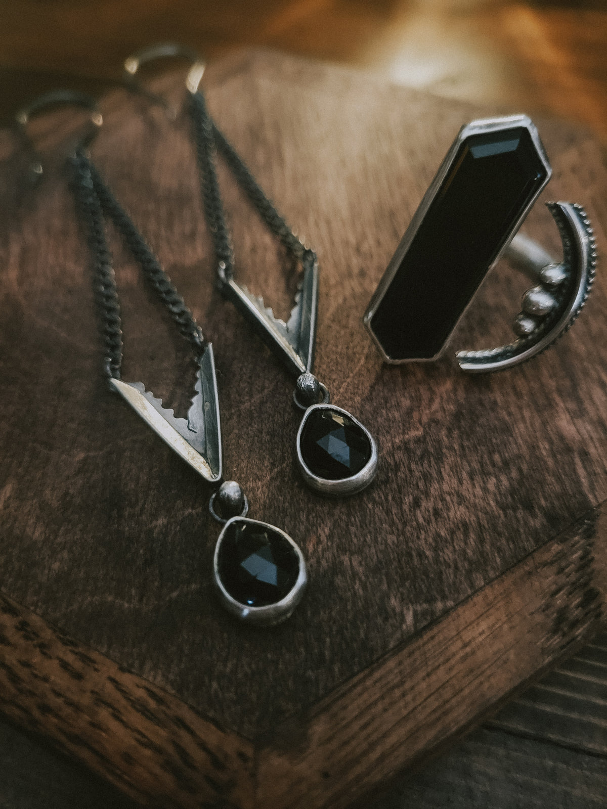Onyx Drop Earrings