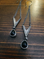 Onyx Drop Earrings