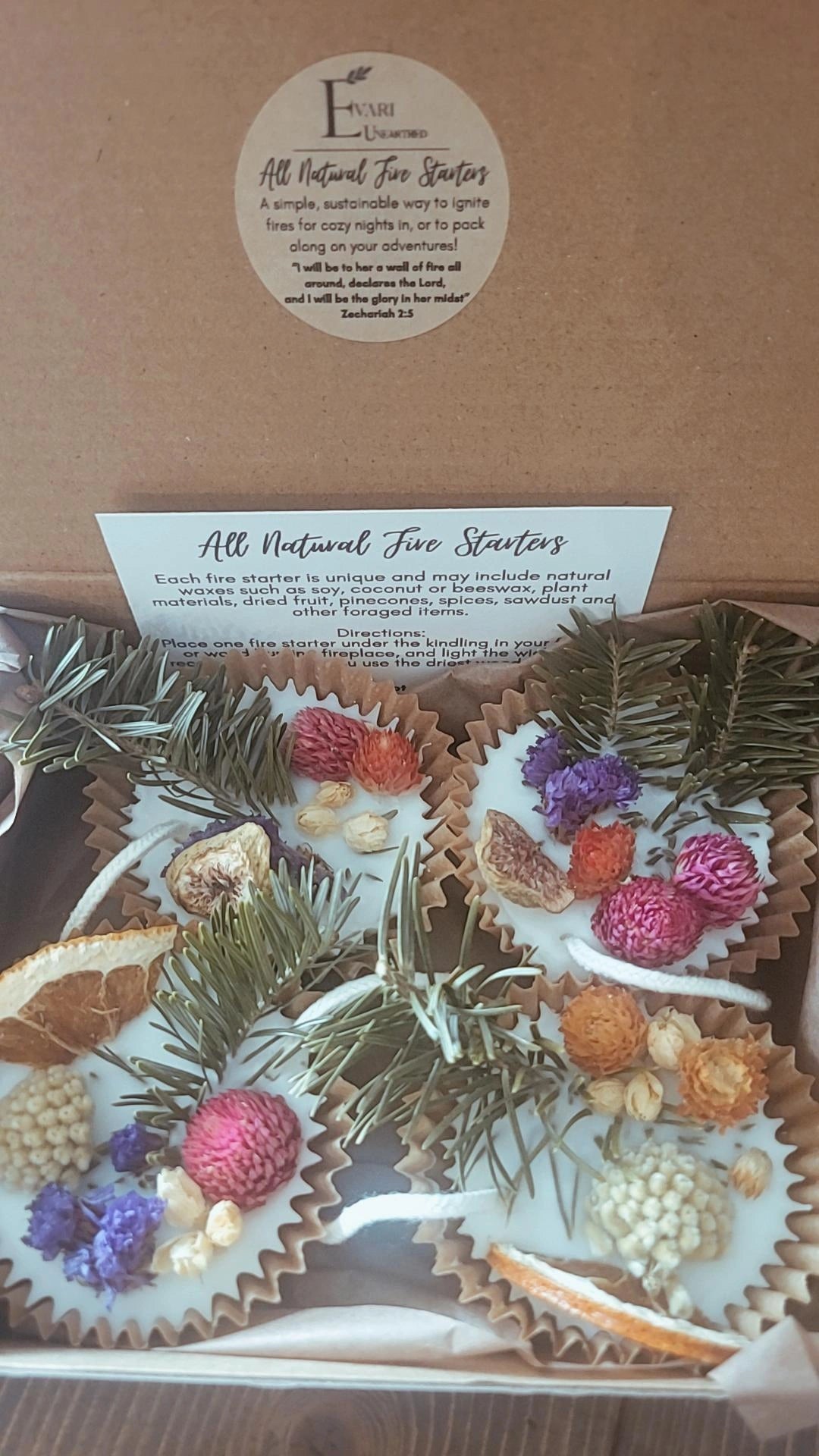 All Natural Fire Starters