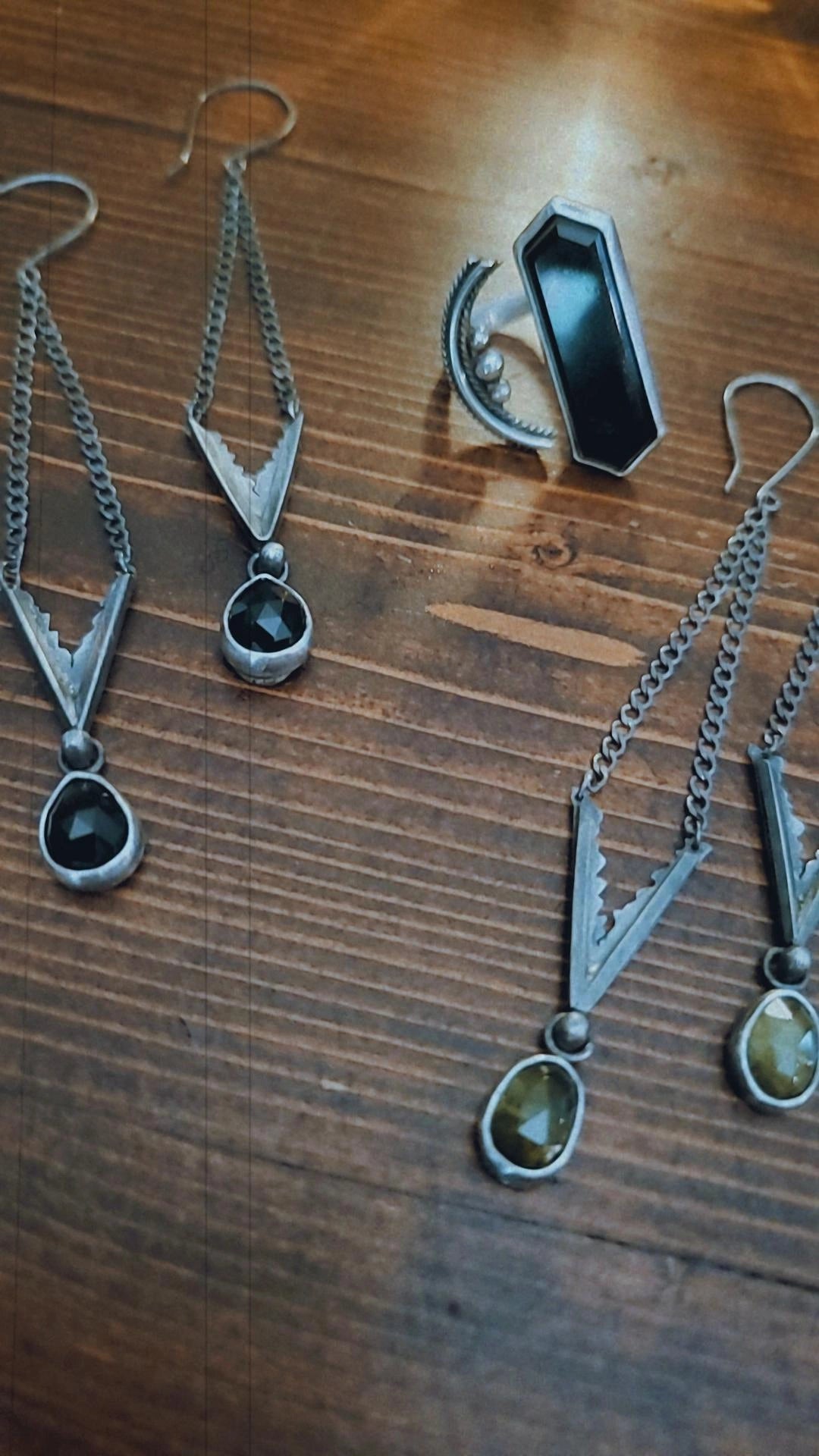 Onyx Drop Earrings