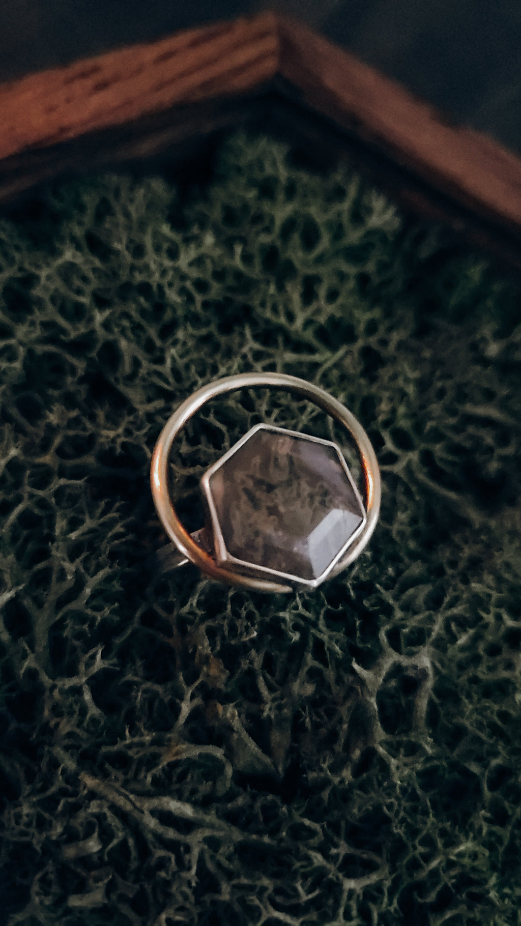 Moss Agate Ring