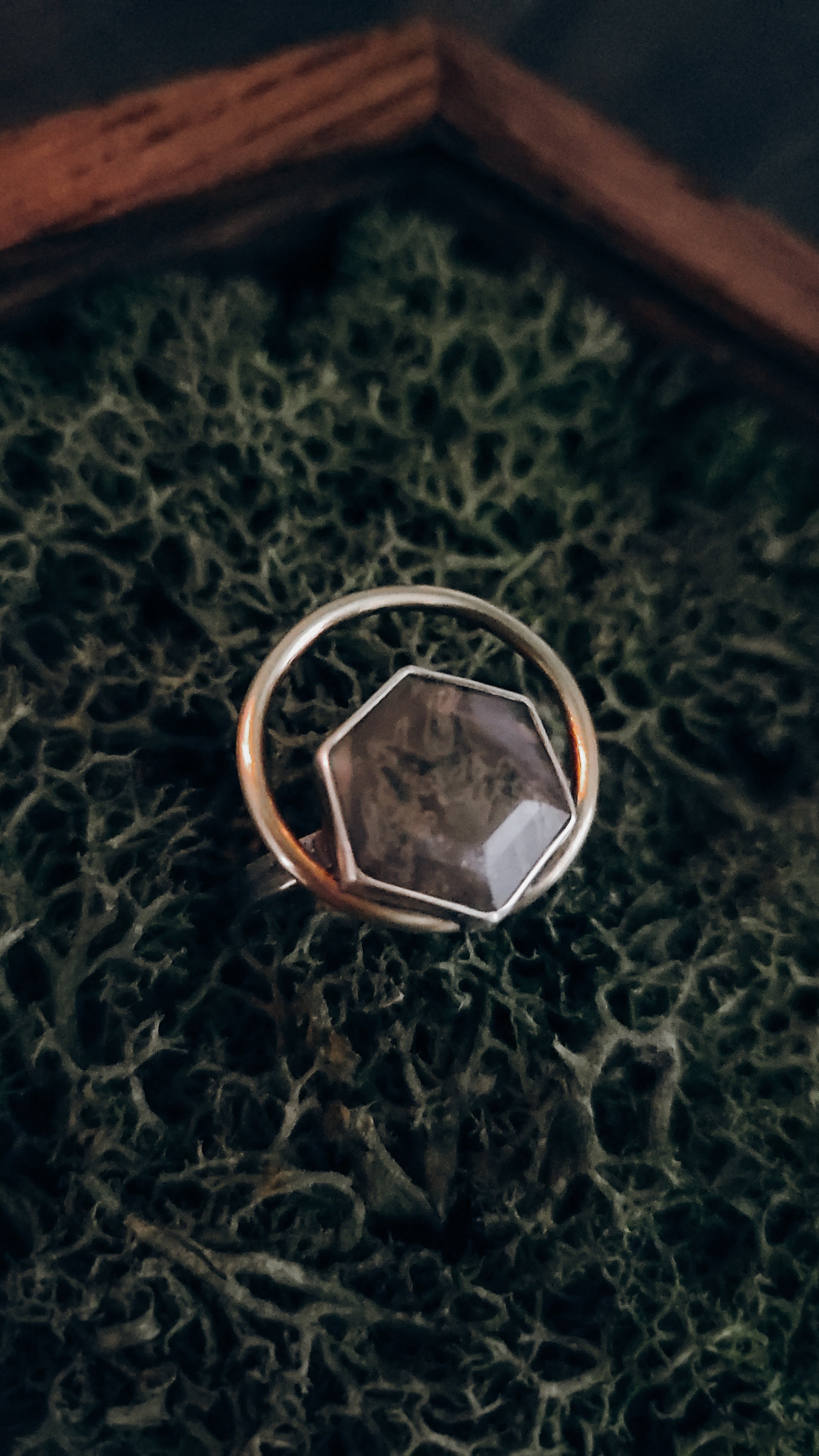 Moss Agate Ring