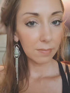 Egyptian Turquoise Chandelier Earrings