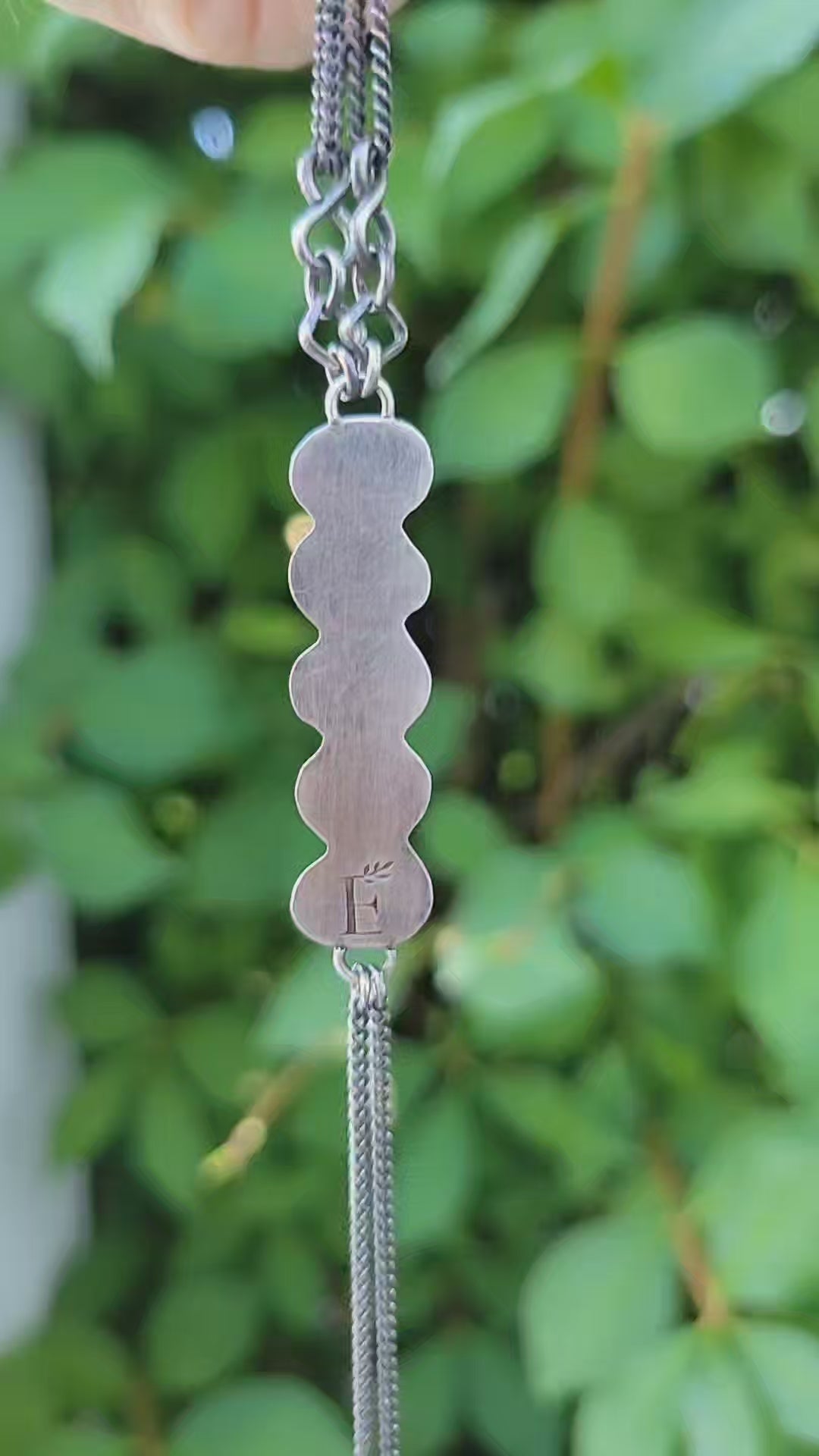 Five Stone Sapphire Necklace