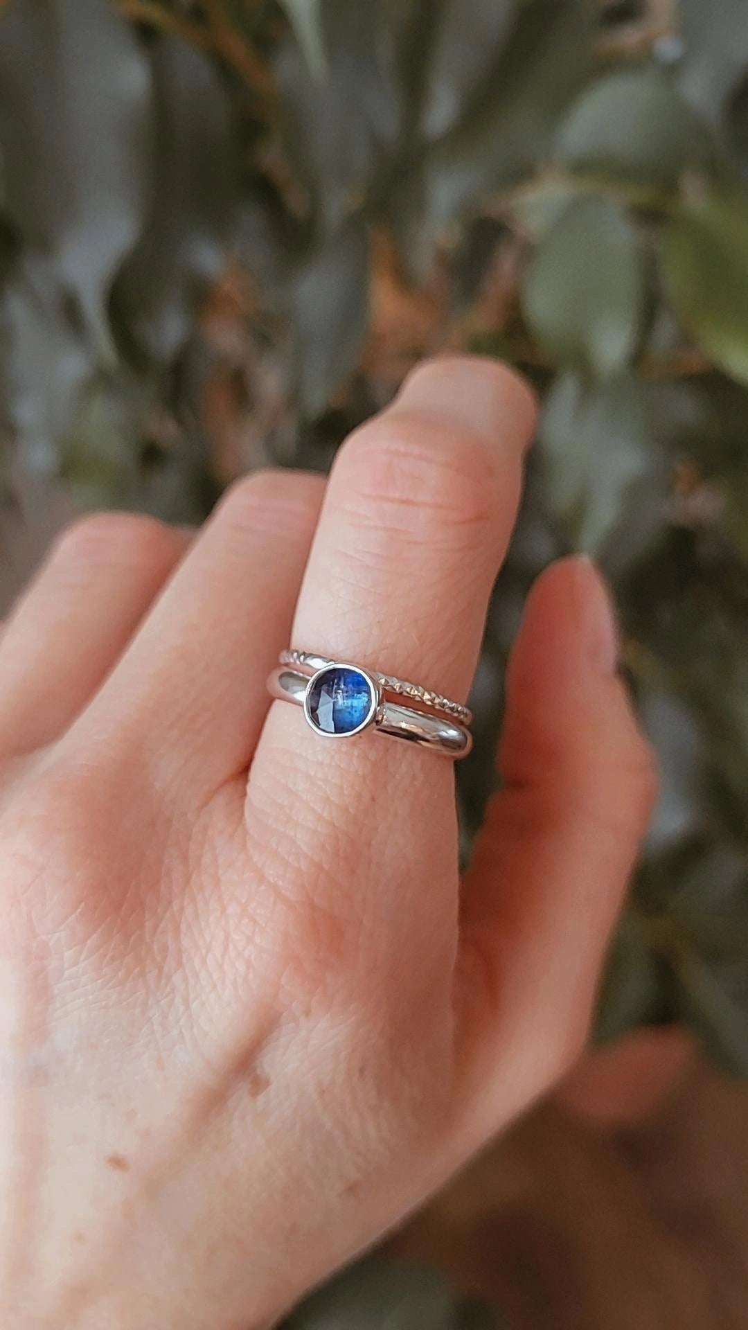 Blue Kyanite Stacker Set