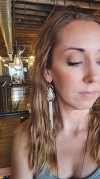 Egyptian Turquoise Chandelier Earrings