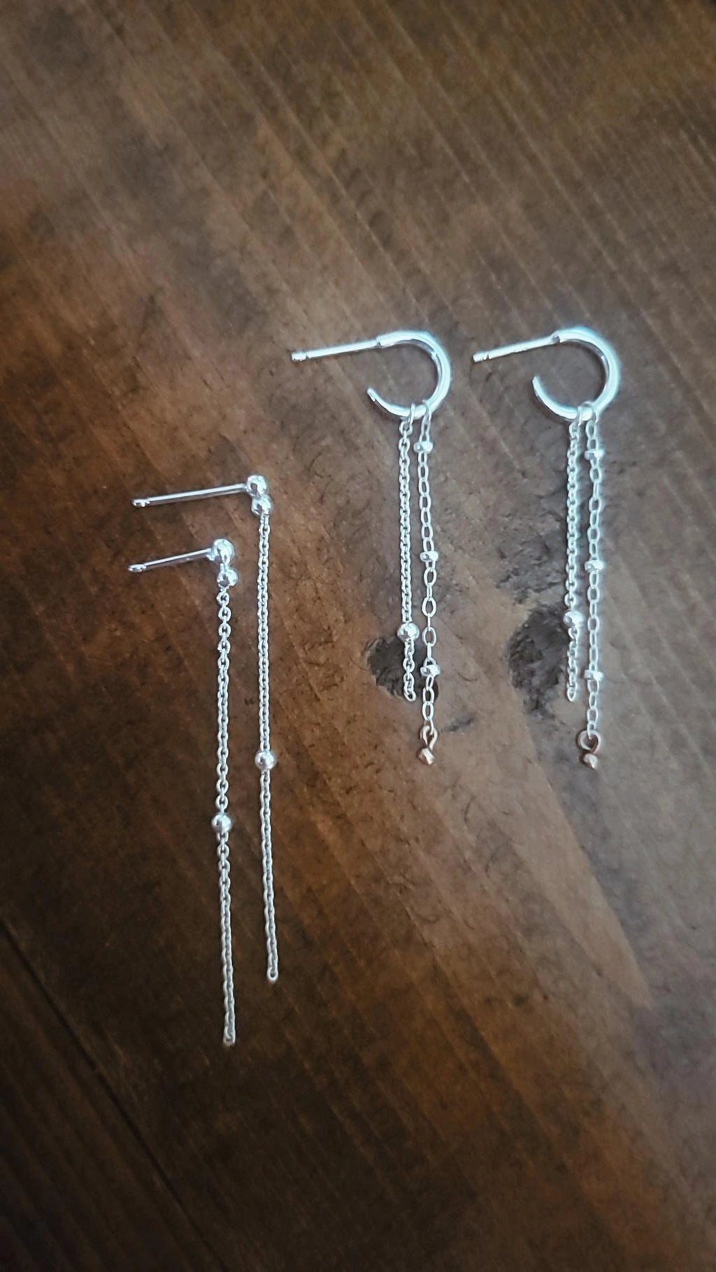 Silver Hoops & Studs