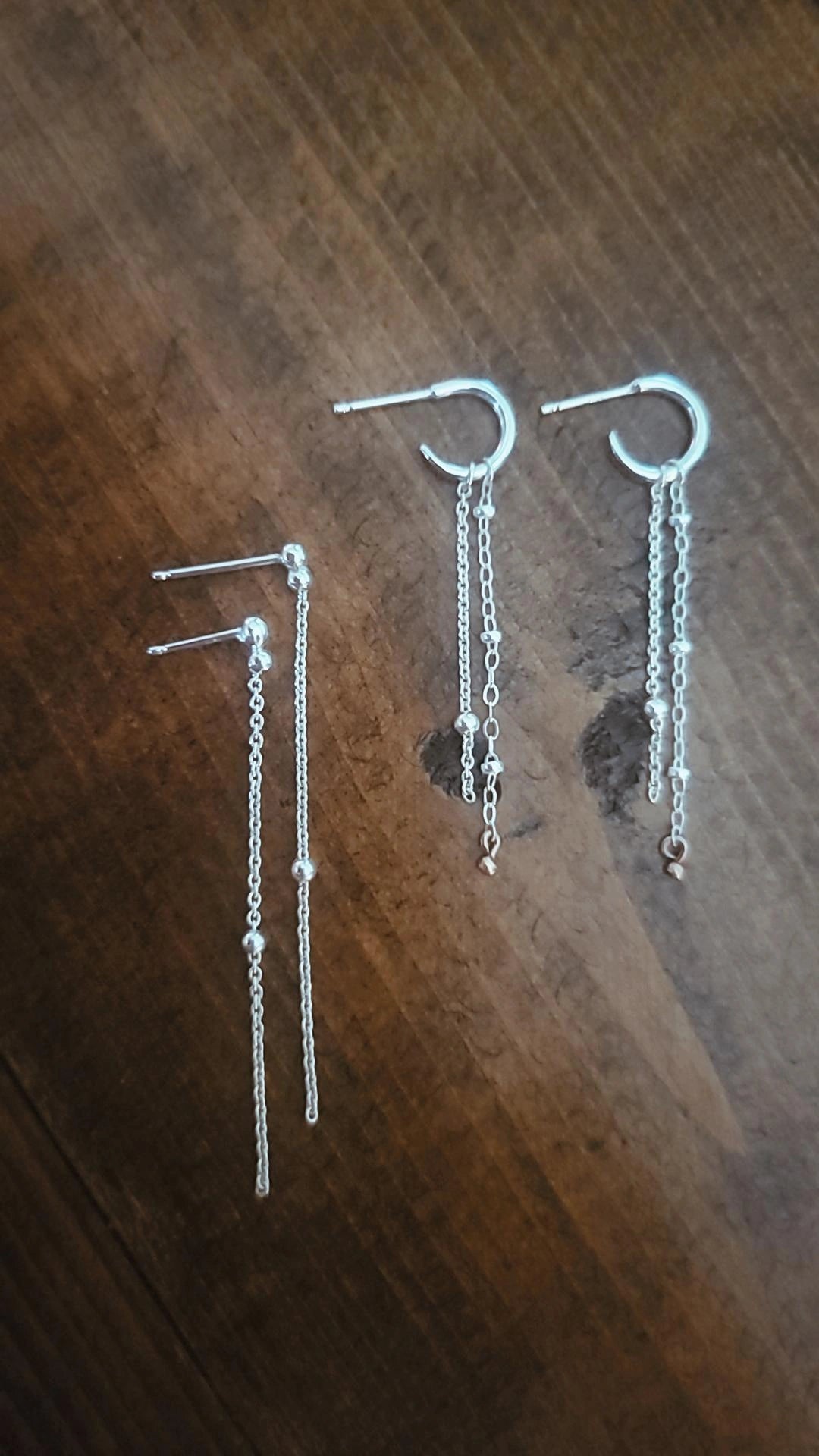 Silver Hoops & Studs