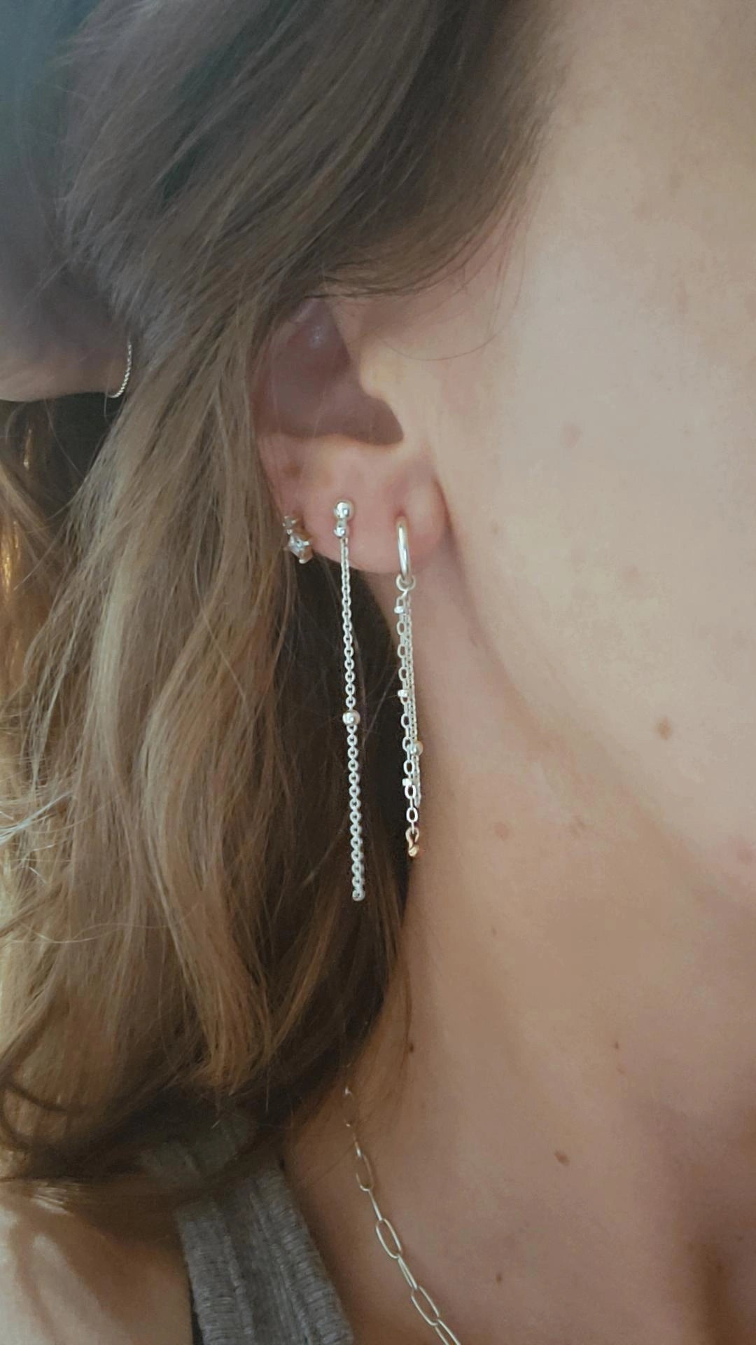 Silver Hoops & Studs
