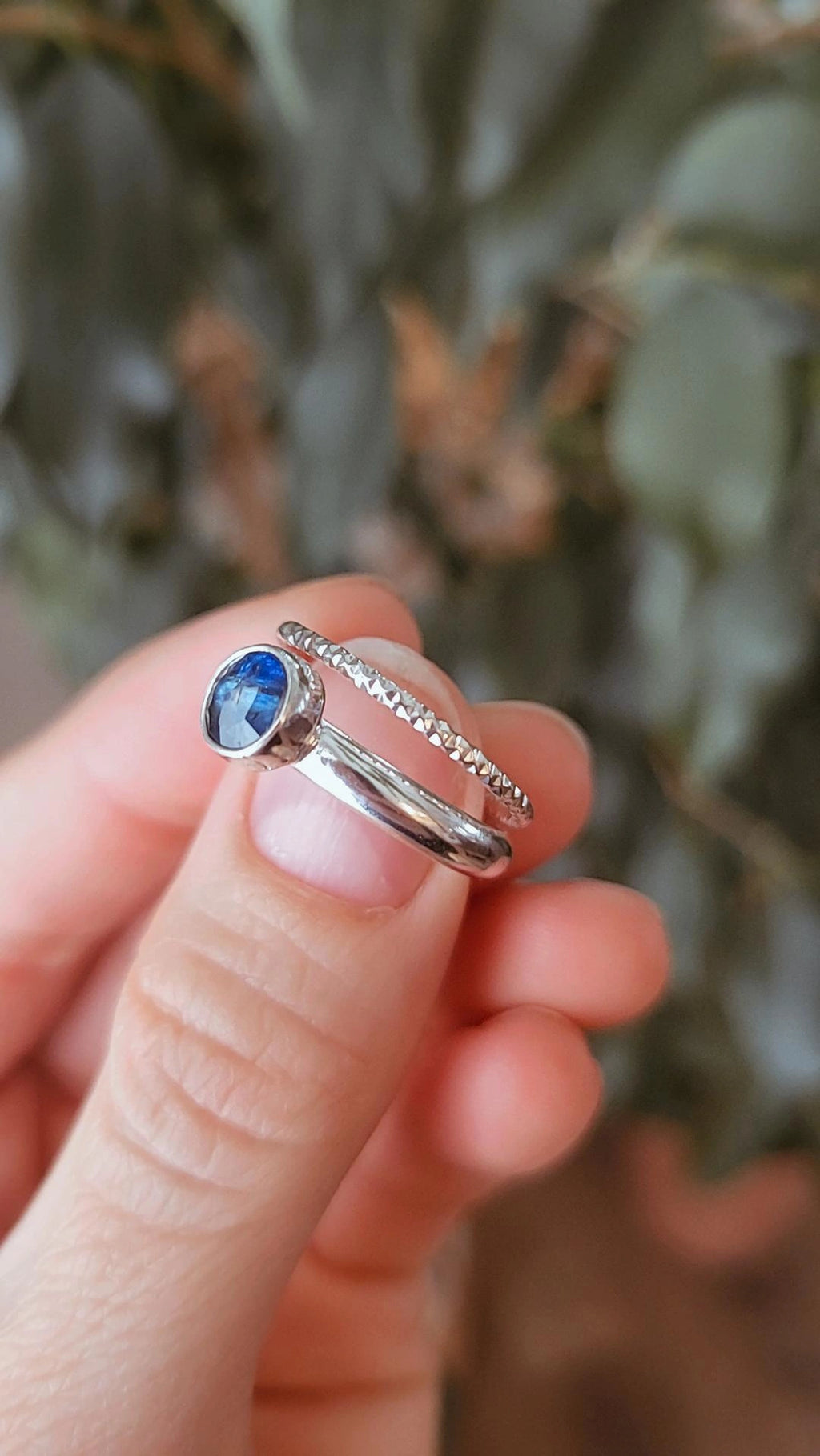 Blue Kyanite Stacker Set
