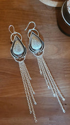 Egyptian Turquoise Chandelier Earrings