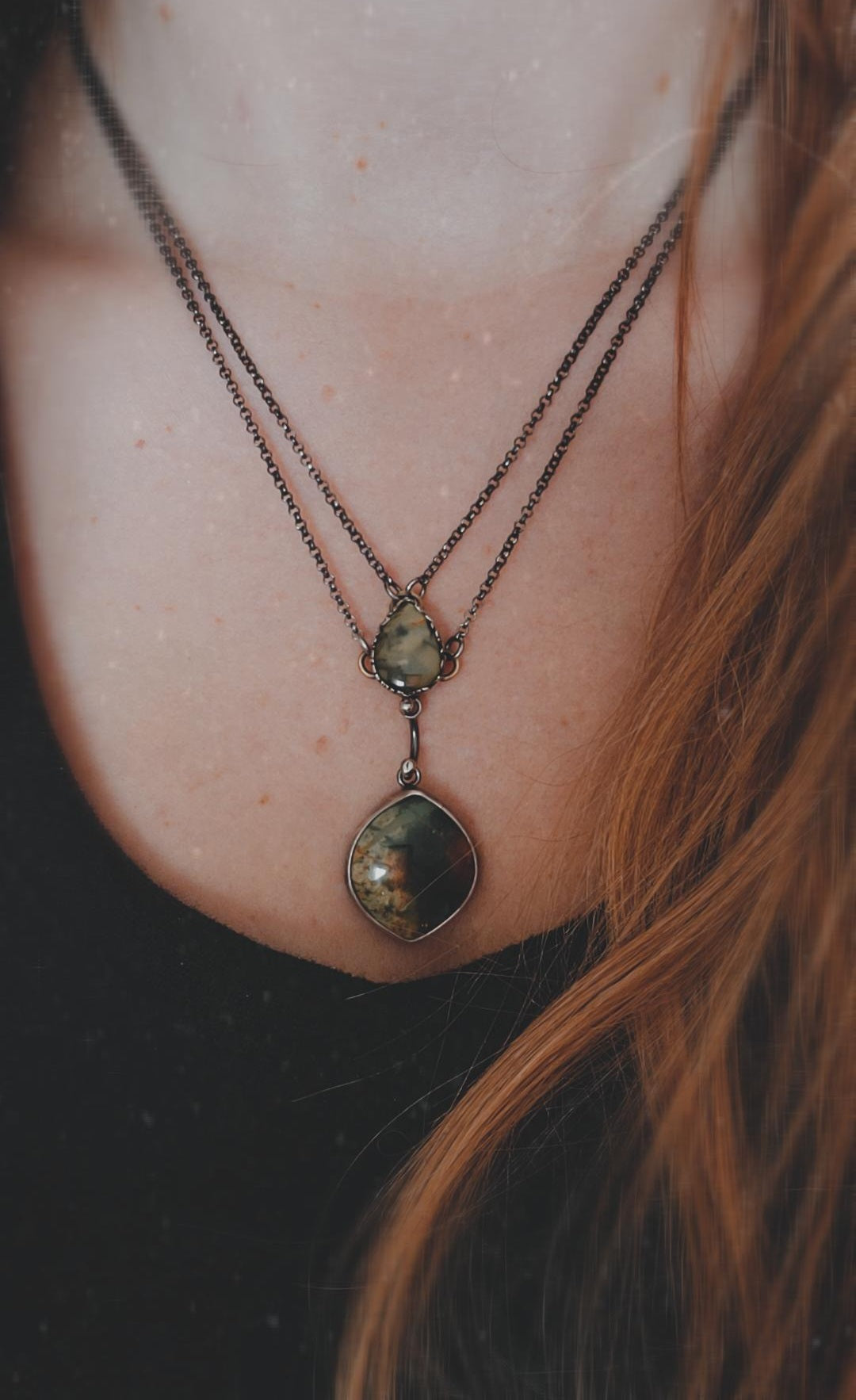 Morrisonite Jasper Drop Pendant